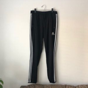 Black Adidas sweatpants